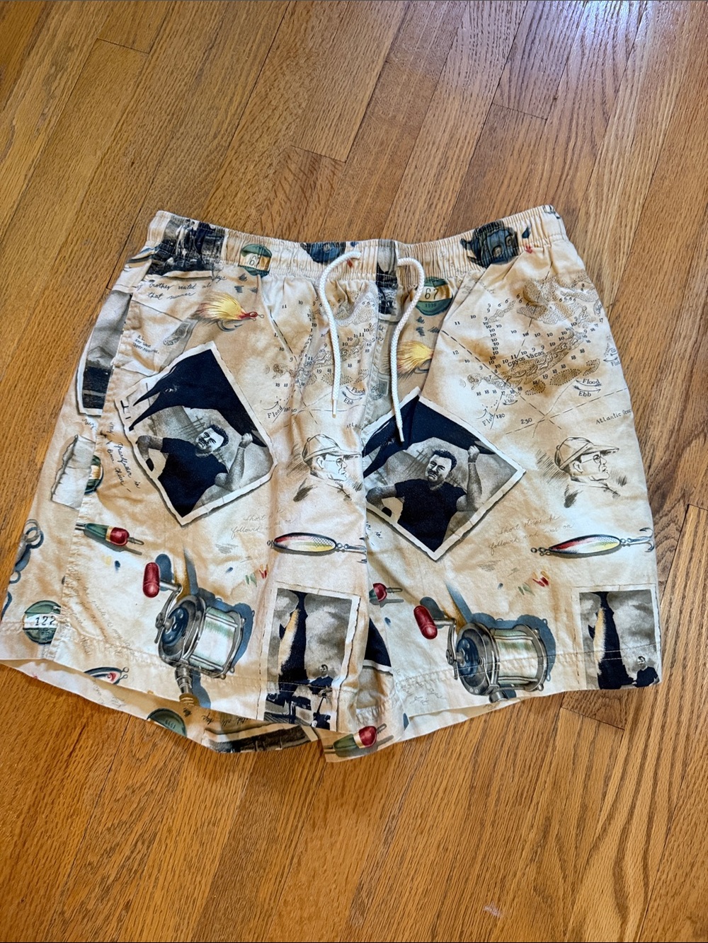 90’s Vintage Ralph Lauren Polo Sport Ernest Hemingway Swim Shorts